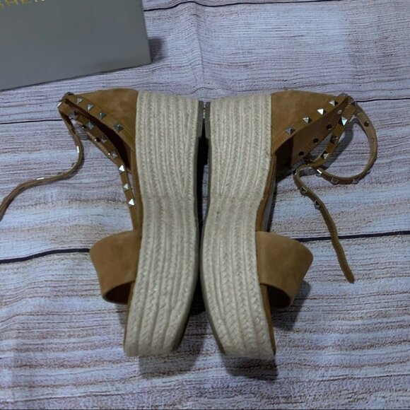 Marc Fisher Light Brown Suede Mf Jazlyn Platforms - Picture 6 of 12